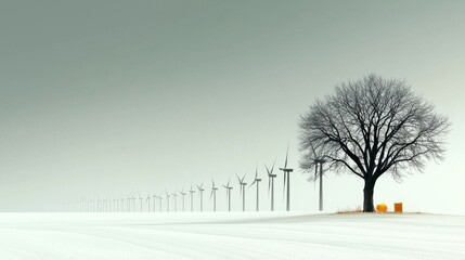 Aufkleber - Developing renewable energy infrastructure to support sustainable growth and environmental preservation