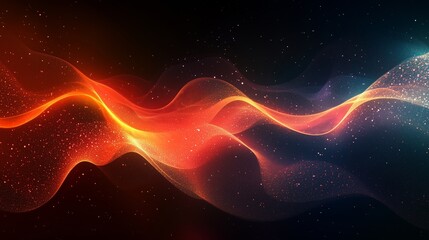 Digital abstract glowing background
