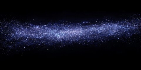 Wall Mural - galaxy night gradient dark blues, purples, and starry specks for a deep space, celestial vibe,space 