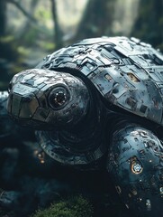 Poster - Turtle in forest