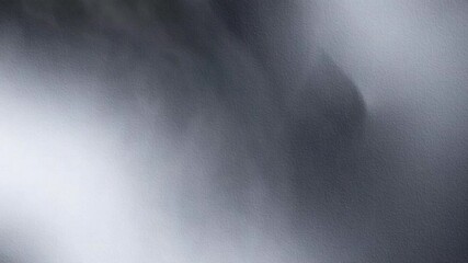 Wall Mural - Slow motion of white clouds or smoke on black background. Animation of abstract white clouds or smoke