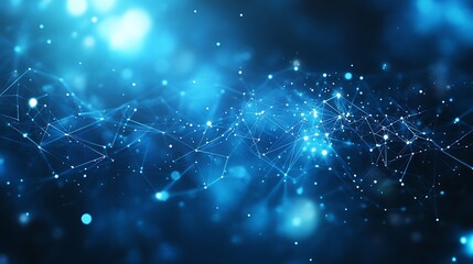 Abstract social network background with interconnection