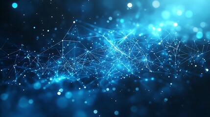 Abstract social network background with interconnection