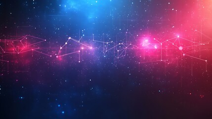Abstract social network background with interconnection