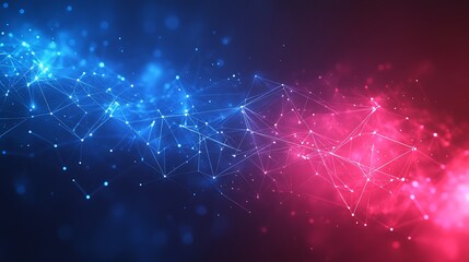 Abstract social network background with interconnection