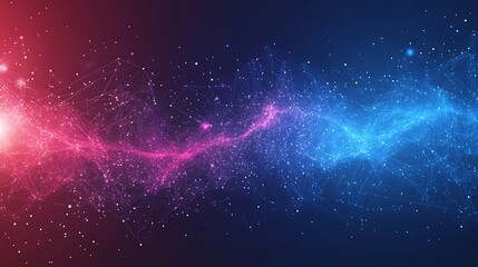 Abstract social network background with interconnection