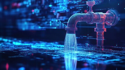 digital water flow