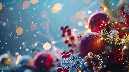 Wall Mural - Holidays celebration decorations for the nation and the region shortage background