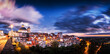 Scenic Twilight View of an Italian Hilltop Town