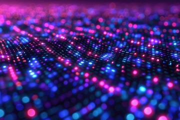 Digital code electronic high tech background