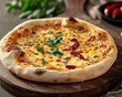 © matucha12 - A spicy pizza topped with Calabrian chili peppers, featuring bold and distinctive flavor profiles