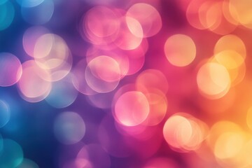 Wall Mural - abstract colorful bokeh background.