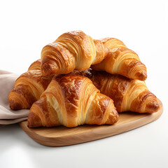 croissant on a white background
