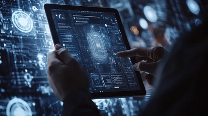 Wireframing Digital Interface Design on Tablet