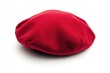 © Ruslan - Detail shot of a red cap on a white backdrop