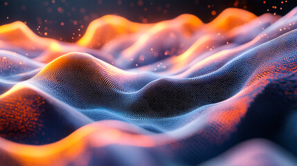 3d render Transparent glossy glass abstract background wallpaper
