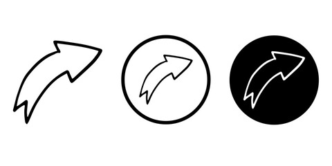 Arrows vectors icon set
