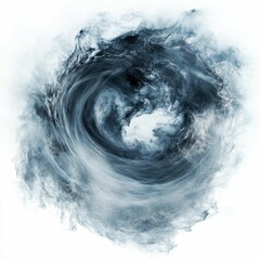 Wall Mural - abstract swirl of grey and white.