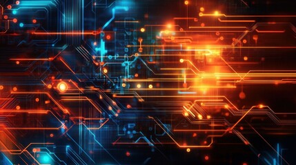 Abstract Technology Background