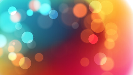 Poster - Bokeh lights. Bright blur light effect. Abstract blurred background. Vector illustration.