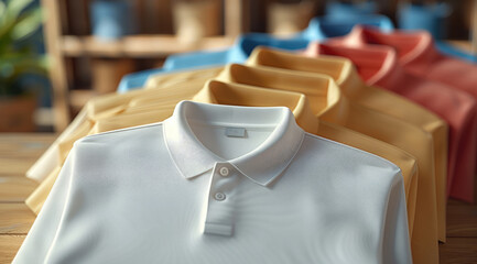 Poster - Simple cloth polo shirt pack for a clothing manufacturer.