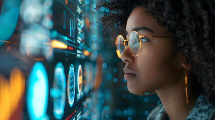 She's developing advanced code. Cropped shot of a young computer programmer looking through data