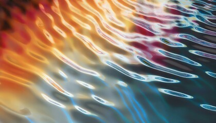 Wall Mural - water texture overlay effect for photo and mockups organic drop diagonal shadow caustic effect with 
