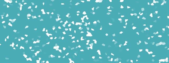 Fototapete - Abstract background of crystallized. Aqua colored Geometric Retro tiles pattern. Blue paper texture background and terrazzo flooring texture polished stone pattern.