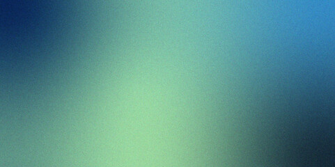 Poster - Aqua color gradient background. Blue color grunge light texture background. Grainy retro style backdrop. classic deep blue gradation pale green paint with minimal stye and space