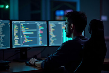 programmer in work
