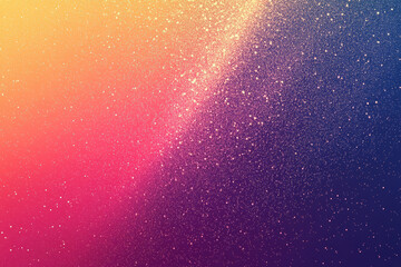 Wall Mural - A vibrant gradient background featuring pink, orange, and purple hues with sparkling elements, perfect for creative projects and visual designs.
