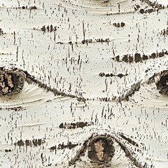 Close Up Aspen Birch Tree Bark Hunting Camouflage, Seamless Hunter Camo Texture