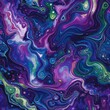 © Evarelle - Abstract Swirl Pattern in Blue and Purple for Creative Design and Art Projects