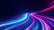 © sutinah - Abstract Light Trails -  Dynamic Neon Swirls