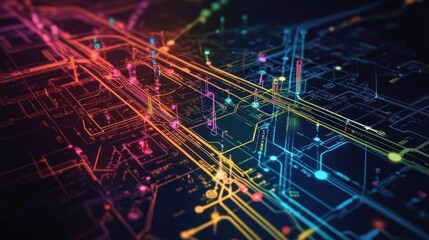 Abstract Digital Network
