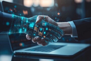 the future of business emphasizing the increased importance of collaboration between humans and arti