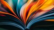 © Valentyna Prudnikova - Vibrant pages of an open book fan out in a mesmerizing array of colors, creating a dynamic and artistic composition that symbolizes knowledge and creativity.