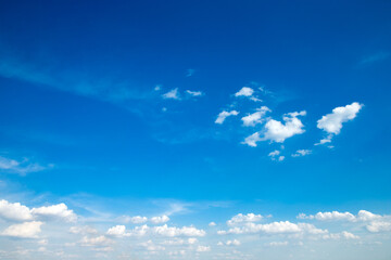 Wall Mural - sky background with tiny clouds. blue sky . nature background