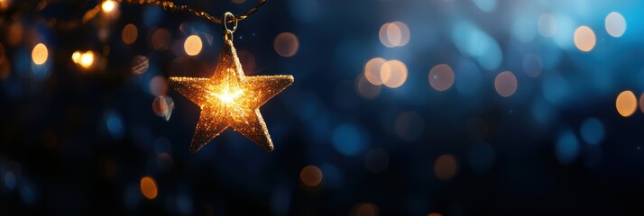 holiday star abstract background. template for greeting card poster design