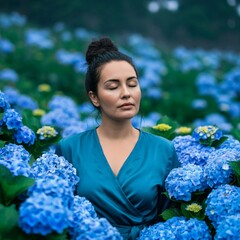 woman, flower, nature, flowers, beauty, garden, bouquet, summer, spring, people, person, park, face, plant, gardening, smile, love, smiling, child, hair