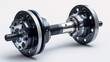© owen - A mechanical component featuring dual discs and a central shaft, commonly used in machinery for torque transfer and rotation.