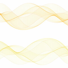 Set of color abstract waves. Vector design element. Eps 10