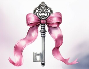 Wall Mural - ribbon bow