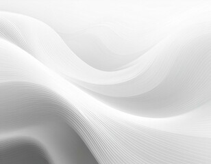 abstract white wave background modern design for banner or poster