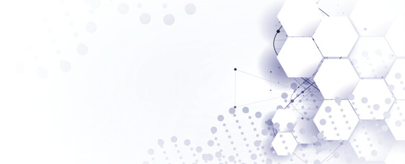 Wall Mural - a dna technology abstract background