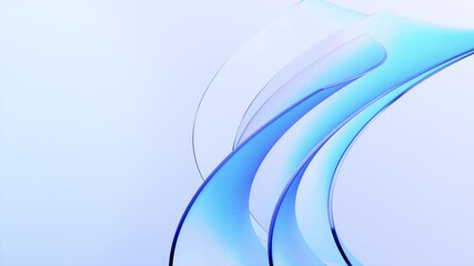 Wall Mural - abstract background design, 4k seamless looping animation, 3d render