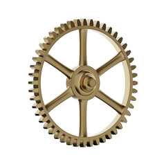 Wall Mural - cog wheel isolated