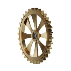 Wall Mural - cog wheel isolated