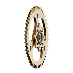 Wall Mural - cog wheel isolated