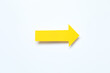 © Sunlight - Paper arrow on white background